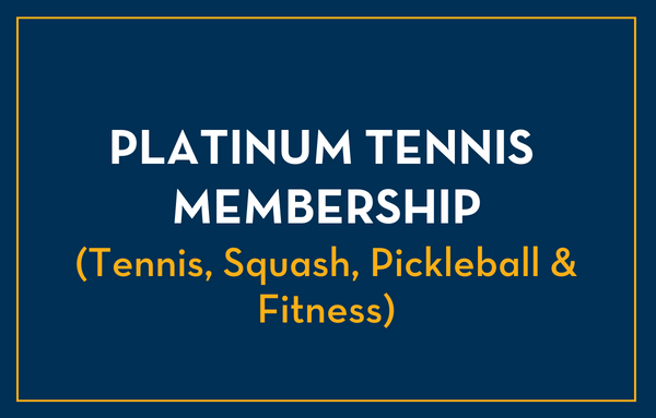 Tile Representing Platinum Tennis Membership (Tennis, Squash, Pickleball and Fitness)