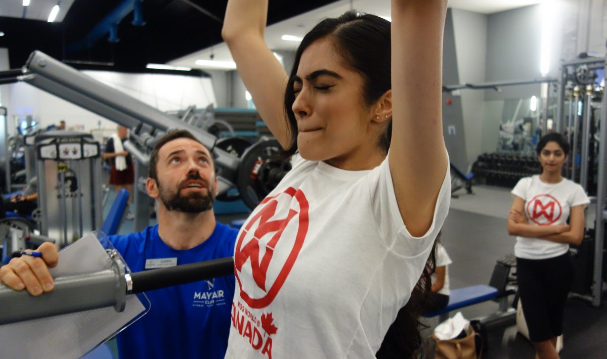 Weight Pull Test for Miss World Canada Delegates