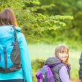Family hiking
