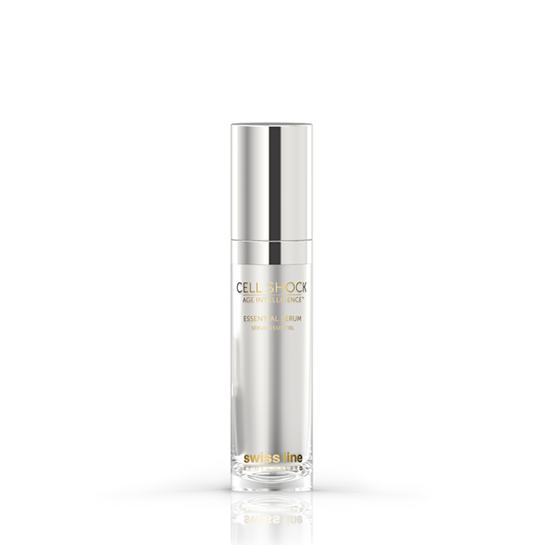 Image of Essential booster serum bottle from Swiss Line.