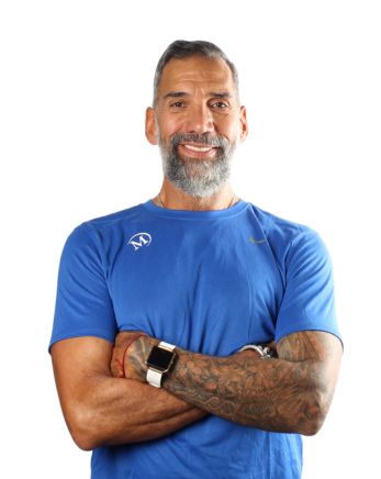 Image of Bruce, group exercise instructor smiling at camera.