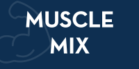 Icon image with the words muscle mix