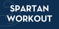 Icon image with the words Spartan Workout