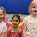 Group of Kids with Faces Painted