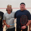 Squash Players on squash courts at Mayfair Lakeshore.